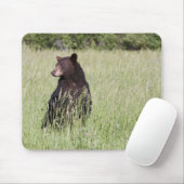 Schwarzer Bär Mousepad (Mit Mouse)
