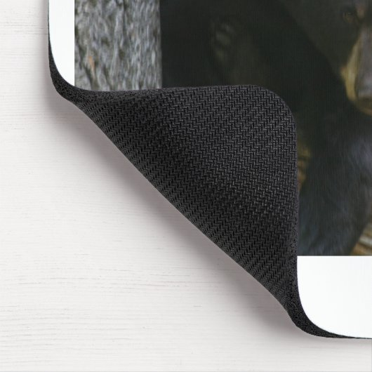 schwarzer Bär Mousepad (Ecke)