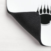 Schwarzer Bär Mousepad (Ecke)