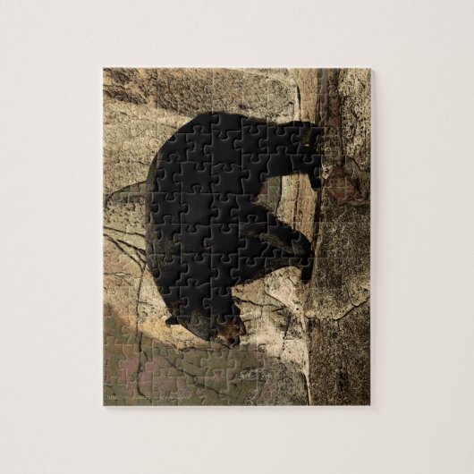 Schwarzer Bär (Originalvorlage) Puzzle (Vertikal)