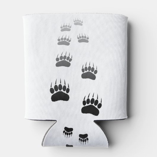 Schwarzer Bär-Pfosten Dosenkühler (Rückseite)