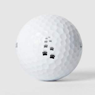Schwarzer Bär-Pfosten Golfball