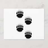 Schwarzer Bär Postkarte (Vorderseite)