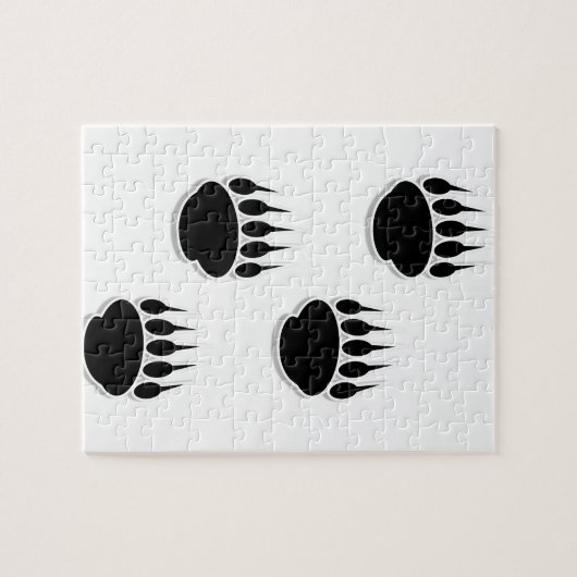 Schwarzer Bär Puzzle (Horizontal)