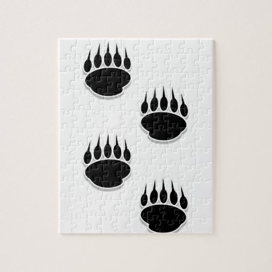 Schwarzer Bär Puzzle (Vertikal)