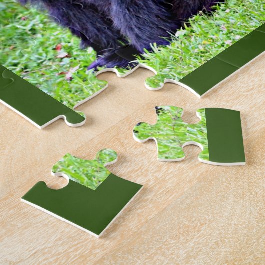 Schwarzer Bär Puzzle (Seite)