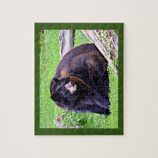Schwarzer Bär Puzzle (Vertikal)