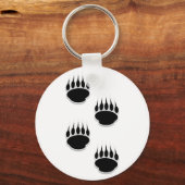 Schwarzer Bär Schlüsselanhänger (Vorderseite)