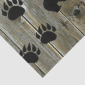 Schwarzer Bär Seidenpapier (Detail)