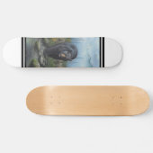 Schwarzer Bär Skateboard (Horizontal)