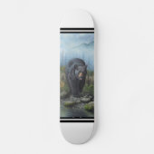 Schwarzer Bär Skateboard (Vorderseite)