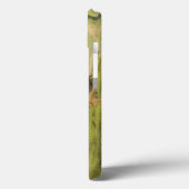 Schwarzer Bär Stepping auf einem Baumstamm Case-Mate iPhone Hülle (Rückseite / Links)