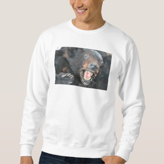 Schwarzer Bär Sweat Shirt (Vorderseite)
