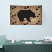 Schwarzer Bär und Bärenpaare Banner (Messeveranstaltung)