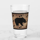 Schwarzer Bär und Bärenpaare Glas (Rückseite)