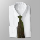 Schwarzer Bär und Wald Wildlife Earth Day Necktie Krawatte (Gebunden)