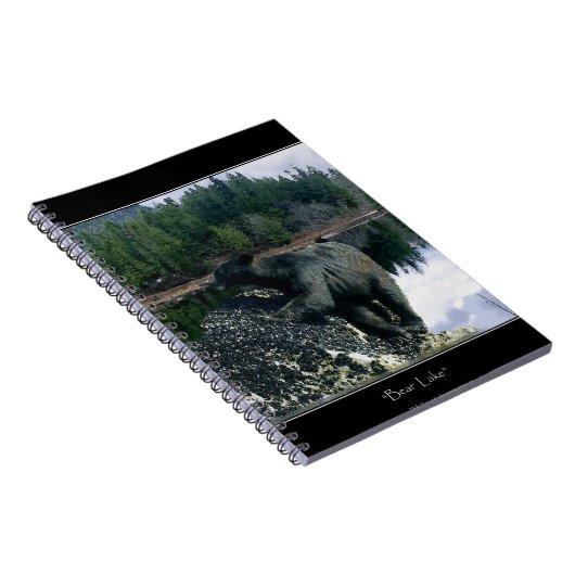 Schwarzer Bär und Wilderness-See Notizblock (Rechte Seite)