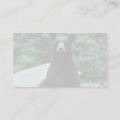 Schwarzer Bär Visitenkarte (Rückseite)