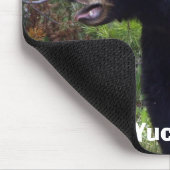 Schwarzer Bär Wildlife Mousepad (Ecke)