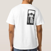 schwarzer Barcode T-Shirt (Rückseite)