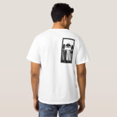 schwarzer Barcode T-Shirt (Schwarz voll)