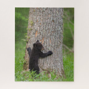 Schwarzer Bärenjunge Great Smoky Mountains Puzzle