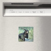 Schwarzer Bärenkub in der Sumpflandschaft Magnet (In Situ (Geschirrspüler))