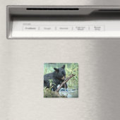 Schwarzer Bärenkub in der Sumpflandschaft Magnet (In Situ (Geschirrspüler))