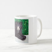 Schwarzer Bärenmalerei Kaffeetasse (VorderseiteRechts)
