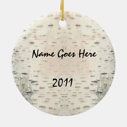 Schwarzer Bärn-Birkenrinde-Kunst Keramik Ornament (Hinten)