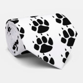 Schwarzer Bärn-Druck-Krawatte Krawatte (Gerollt)