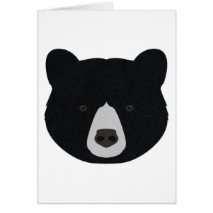 Schwarzer Bärn-Gesicht
