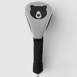 Schwarzer Bärn-Gesicht Golf Headcover