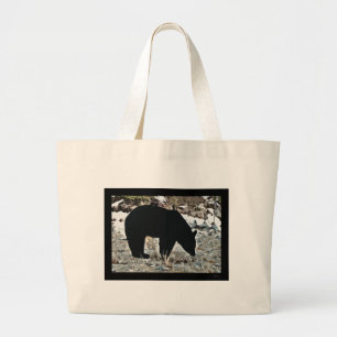 Schwarzer Bärn-Tasche Alaskas Jumbo Stoffbeutel