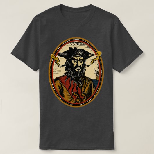 Schwarzer Bart 3 T-Shirt (Design vorne)