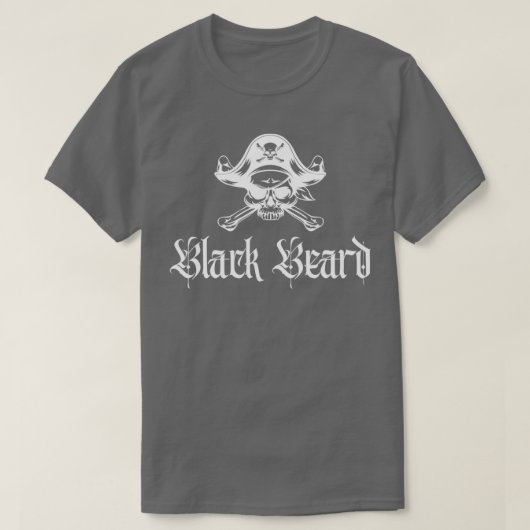 Schwarzer Bart 8 T-Shirt (Design vorne)