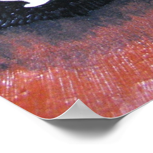 Schwarzer Bart Poster (Ecke)