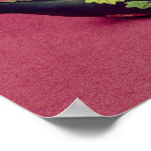 Schwarzer Basaltteapot Poster (Ecke)