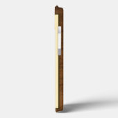 Schwarzer Bass auf grünem Hintergrund Case-Mate iPhone Hülle (Rückseite / Links)