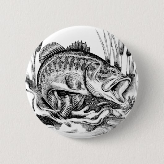 Schwarzer Bass Button (Vorderseite)