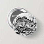Schwarzer Bass Button (Vorne & Hinten)