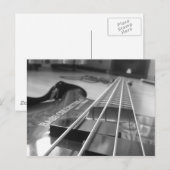Schwarzer Bass Postkarte (Vorne/Hinten)