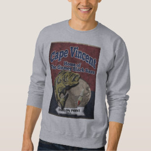 Schwarzer Bass-Schweiss-Shirt Kap-Vincents Sweatshirt