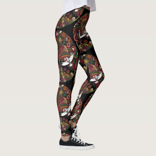 schwarzer Baum Leggings (Rechts)