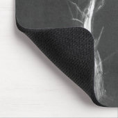 Schwarzer Baum Mousepad (Ecke)