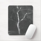 Schwarzer Baum Mousepad (Mit Mouse)