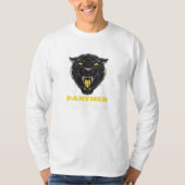 Schwarzer Beängstigender Panther T-Shirt (Vorderseite)