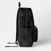 Schwarzer Bedruckter Rucksack (Links)