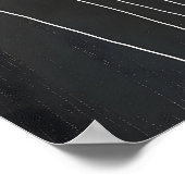 Schwarzer & Beiger abstrakter Kunst-Giclée-Druck M Poster (Ecke)