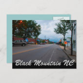 Schwarzer Berg ni Postkarte (Vorne/Hinten)